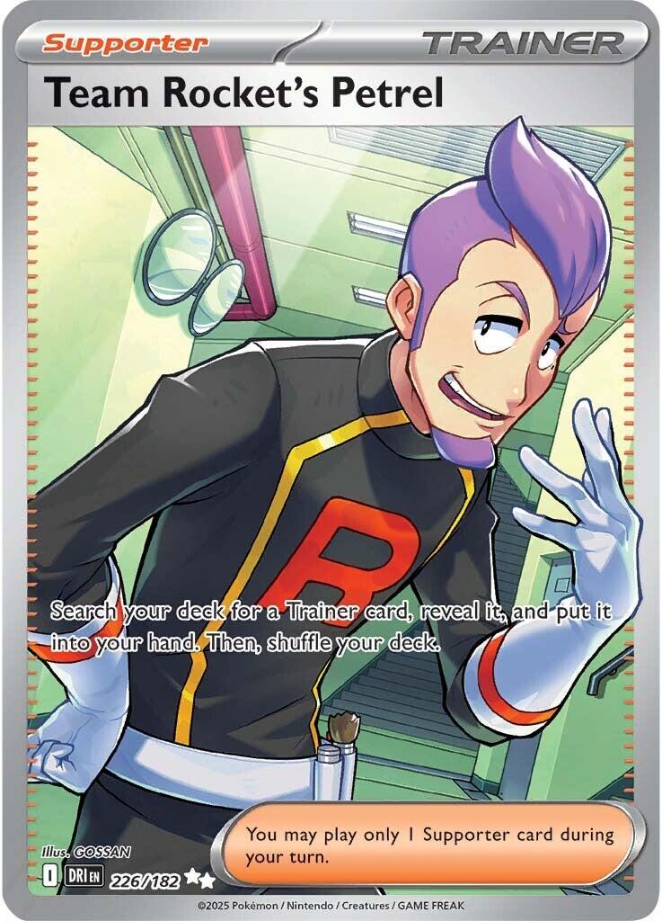Team Rocket's Petrel (226/182) [Scarlet &amp; Violet: Destined Rivals] 