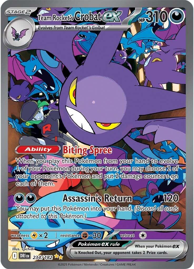 Team Rocket's Crobat ex (234/182) [Scarlet &amp; Violet: Destined Rivals] 