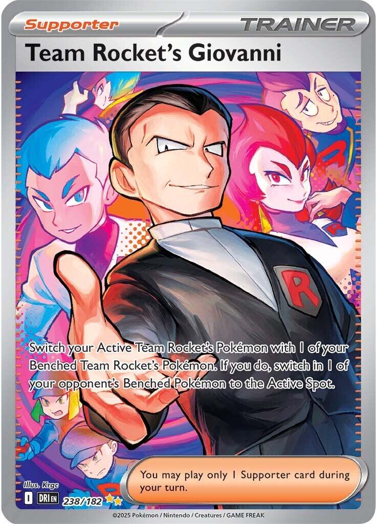 Team Rocket's Giovanni (238/182) [Scarlet &amp; Violet: Destined Rivals] 