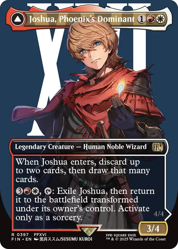 Joshua, Phoenix's Dominant (Borderless) [FINAL FANTASY: Through the Ages] 