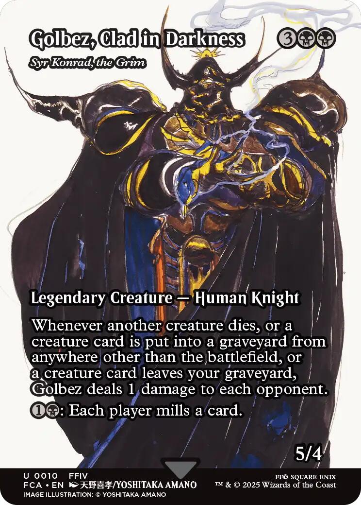 Golbez, Clad in Darkness - Syr Konrad, the Grim (Showcase) [FINAL FANTASY: Through the Ages] 