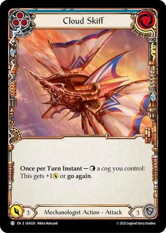 Cloud Skiff (Blue) [SEA026] (High Seas) Rainbow Foil 