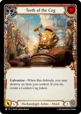 Teeth of the Cog (Red) [SEA030] (High Seas) Rainbow Foil 