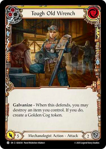 Tough Old Wrench (Yellow) [SEA034] (High Seas) 