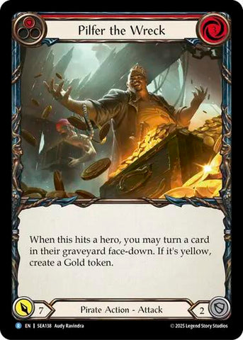 Pilfer the Wreck (Red) [SEA138] (High Seas) Rainbow Foil 