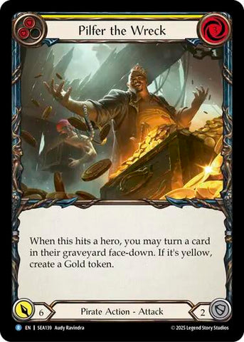 Pilfer the Wreck (Yellow) [SEA139] (High Seas) Rainbow Foil 