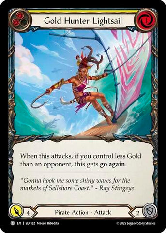 Gold Hunter Lightsail [SEA162] (High Seas) Rainbow Foil 