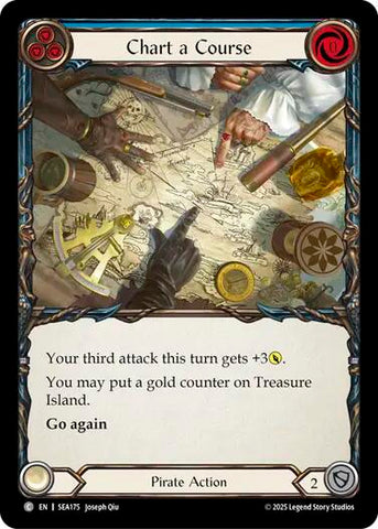 Chart a Course (Blue) [SEA175] (High Seas) Rainbow Foil 