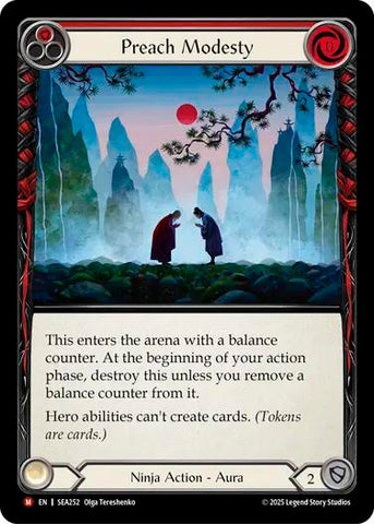 Preach Modesty [SEA252] (High Seas) Rainbow Foil 