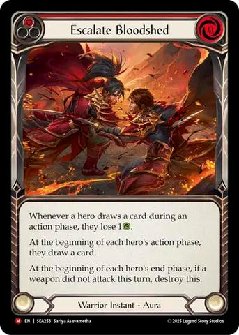 Escalate Bloodshed [SEA253] (High Seas) Rainbow Foil 