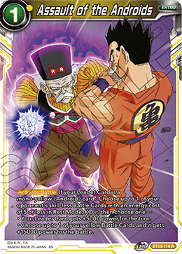 Assault of the Androids (Rare) (BT13-119) [Supreme Rivalry] 