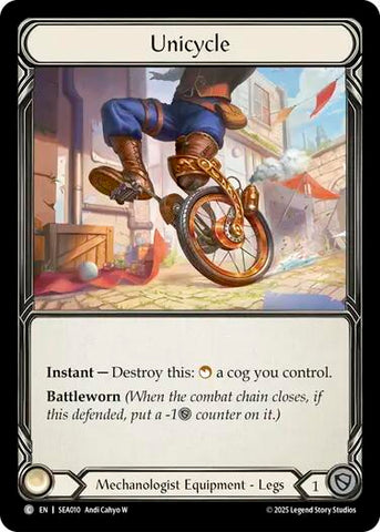 Unicycle (Treasure) [SEA010] (High Seas) Cold Foil 