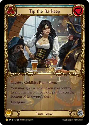 Tip the Barkeep (Treasure) [SEA132] (High Seas) Cold Foil 