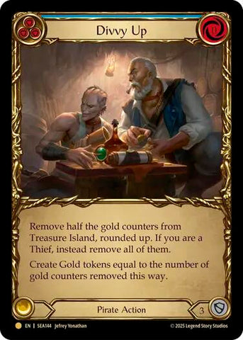 Divvy Up (Treasure) [SEA144] (High Seas) Cold Foil 