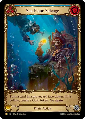Sea Floor Salvage (Treasure) [SEA146] (High Seas) Cold Foil 
