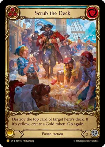 Scrub the Deck (Treasure) [SEA147] (High Seas) Cold Foil 