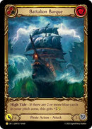 Battalion Barque (Yellow) (Treasure) [SEA153] (High Seas) Cold Foil 