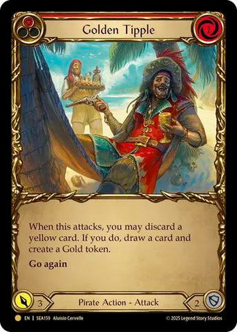 Golden Tipple (Red) (Treasure) [SEA159] (High Seas) Cold Foil 