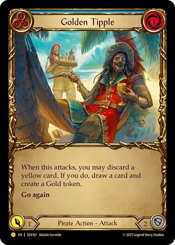 Golden Tipple (Blue) (Treasure) [SEA161] (High Seas) Cold Foil 