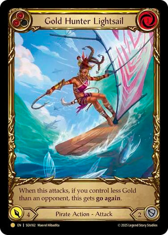 Gold Hunter Lightsail (Treasure) [SEA162] (High Seas) Cold Foil 