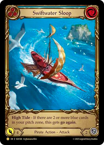 Swiftwater Sloop (Blue) (Treasure) [SEA168] (High Seas) Cold Foil 