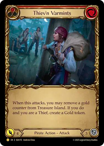 Thiev'n Varmints (Treasure) [SEA172] (High Seas) Cold Foil 