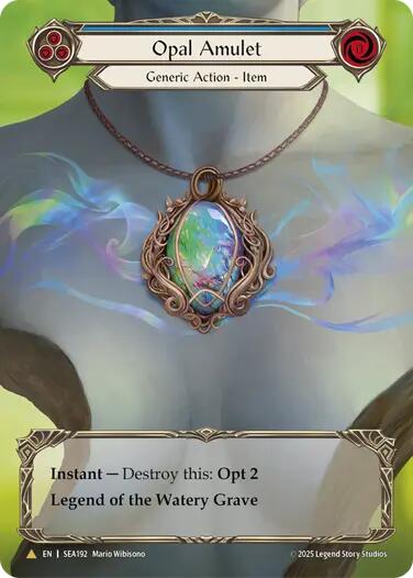 Opal Amulet (Treasure) [SEA192] (High Seas) Cold Foil 
