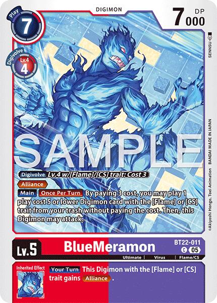 BlueMeramon [BT22-011] [Cyber ​​Eden] 