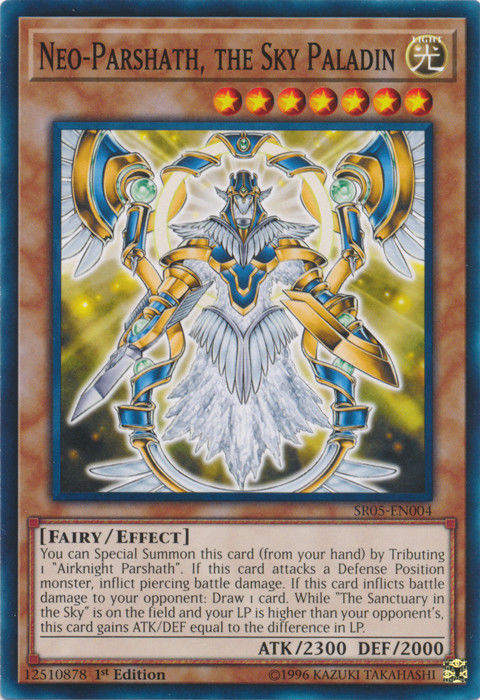 Neo-Parshath, the Sky Paladin [SR05-EN004] Common 