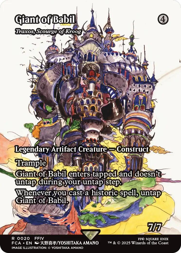 Giant of Babil - Traxos, Scourge of Kroog (Showcase) [FINAL FANTASY: Through the Ages] 