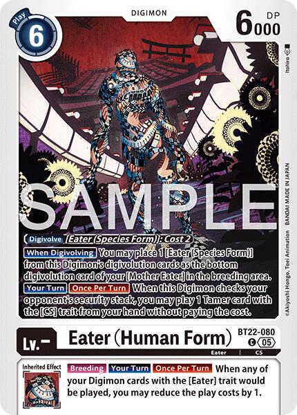Eater [BT22-080] (Human Form) [Cyber ​​Eden] 
