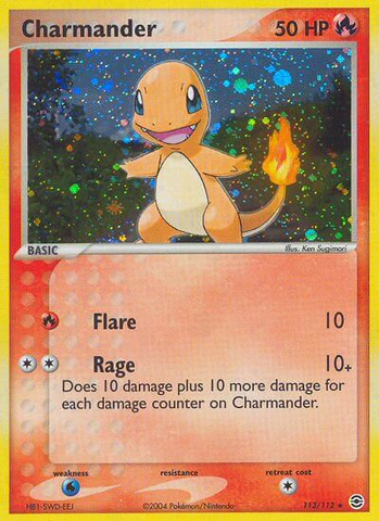 Charmander (113/112) [EX: FireRed &amp; LeafGreen] 