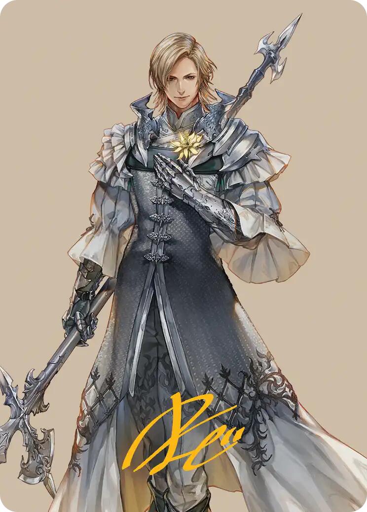 Dion, Bahamut's Dominant Art Card (Gold-Stamped Signature) [FINAL FANTASY Art Series] 