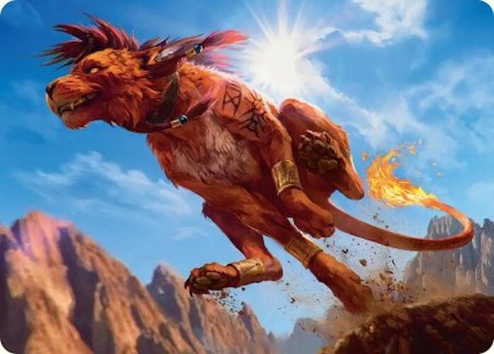 Red XIII, Proud Warrior Art Card [FINAL FANTASY Art Series] 