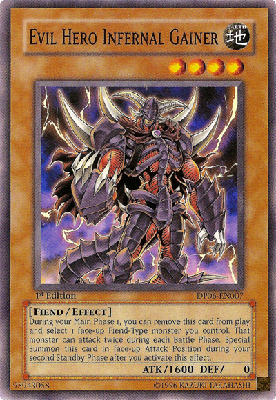 Evil Hero Infernal Gainer [DP06-EN007] Common 