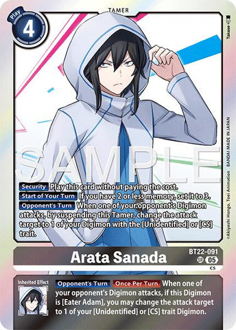 Arata Sanada [BT22-091] [Cyber ​​Eden] 
