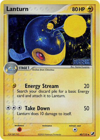 Lanturn (40/115) (Stamped) [EX: Unseen Forces] 