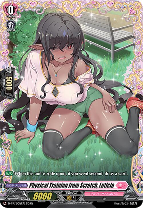 Physical Training from Scratch, Luticia (D-PR/605EN) [D Promo Cards] 