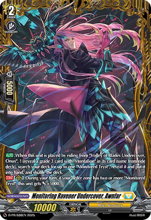 Monitoring Ravener Undercover, Awnfar (D-PR/688EN) [D Promo Cards] 