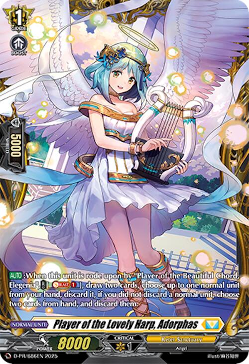 Player of the Lovely Harp, Adorphas (D-PR/686EN) [D Promo Cards] 