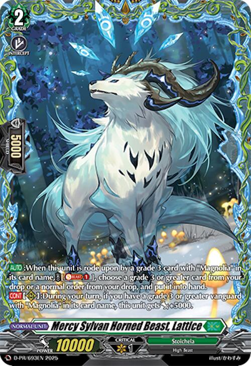 Mercy Sylvan Horned Beast, Lattice (D-PR/693EN) [D Promo Cards] 