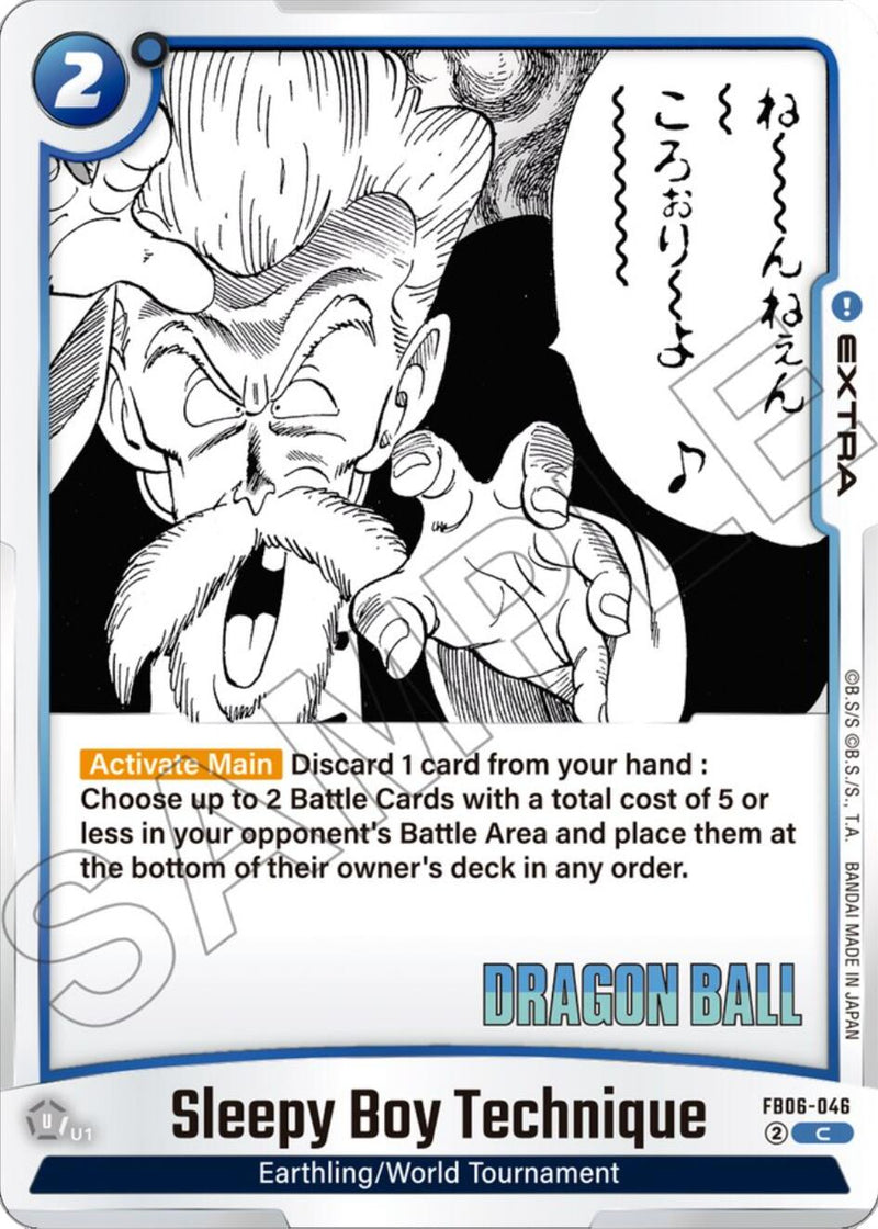 Technique du garçon endormi [Manga Booster 01] 