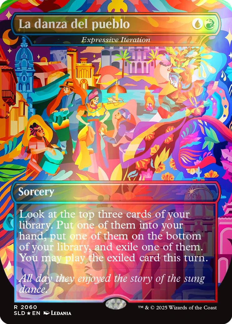 La danse du village - Itération expressive (Rainbow Foil) [Secret Lair Drop Series] 