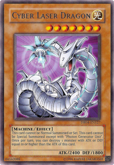Cyber ​​Laser Dragon [DR04-EN127] Rare 