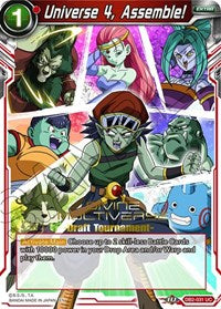 Universe 4, Assemble! (Divine Multiverse Draft Tournament) (DB2-031) [Tournament Promotion Cards] 