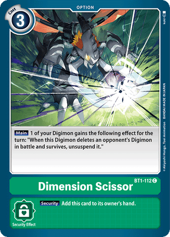 Dimension Scissor [BT1-112] [Release Special Booster Ver.1.0] 