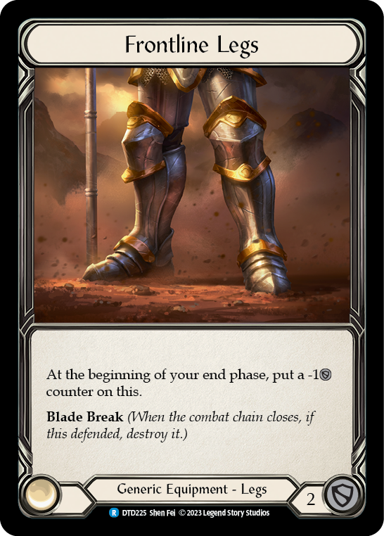 Frontline Legs [DTD225] (Dusk Till Dawn)  Cold Foil