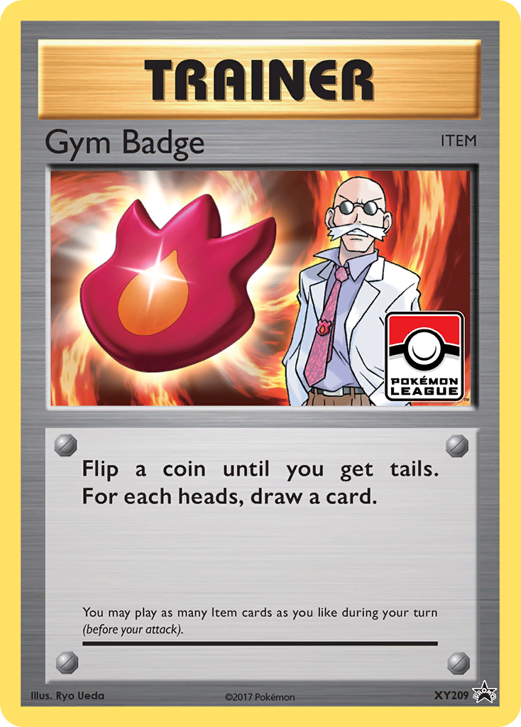 Gym Badge (XY209) (Blaine) [XY: Black Star Promos] 