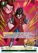 Saiyan Born of Fury and Hate (Bonus Pack Alternate Art) [Starter Deck: Giblet] 