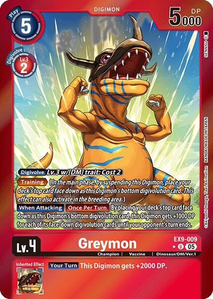 Greymon [EX9-009] (Limited Foil) [Versus Monsters] 